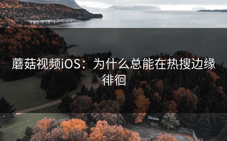 蘑菇视频iOS：为什么总能在热搜边缘徘徊
